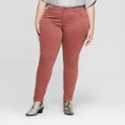 Target Women's Plus Size Mid-rise Skinny Jeans - Universal Thread Pink