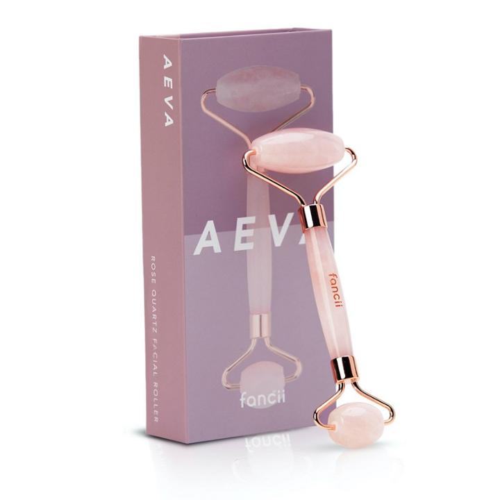 Fancii Aeva Rose Quartz Facial Massage Roller
