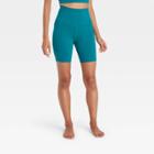 Women's Ultra High-rise Bike Shorts - All In Motion Teal