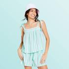 Women's Striped Tie Strap Tank Top - Stoney Clover Lane X Target