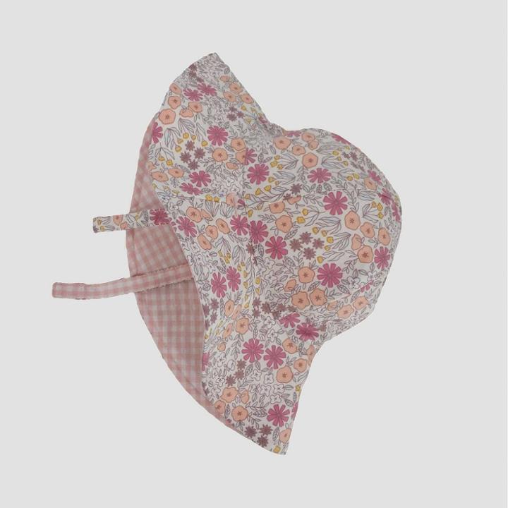 Baby Girls' Floral Print Sun Hat - Cat & Jack Pink