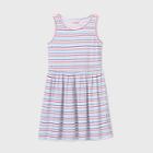 Girls' Americana Stripe Knit Dress - Cat & Jack White