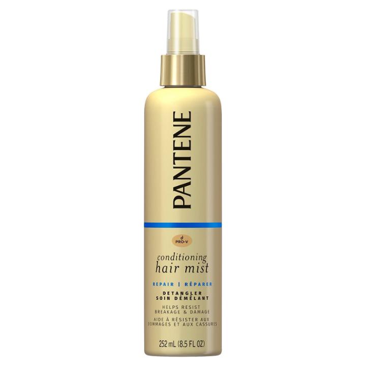 Pantene Pro-v Nutrient Boost Damage Resisting Detangler Repair & Protect Conditioning Mist - 8.5 Fl Oz, Adult Unisex