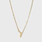 Target Florida Mini Solid Icon Necklace - Gold, Gold Florida
