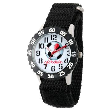 Boys' Red Balloon Stainless Steel Time Teacher Watch - Black