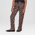 Girls' Floral Track Pants - Art Class M,