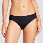 Mossimo Women's Double Strap Hipster Bikini Bottom - Black -