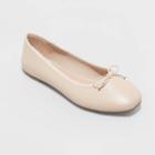 Women's Jackie Ballet Flats - A New Day Beige