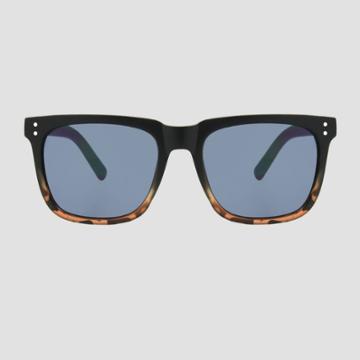 Men's Square Tortoise Shell Print Sunglasses - Original Use Black