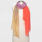 Women's Oblong Ombre Scarf - A New Day One Size, Women's,