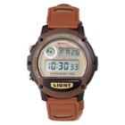 Casio Men's Nylon Strap Watch - Brown (w89hb-5av), Beige