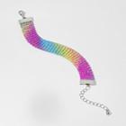 Girls' Rainbow Print Chain Bracelet - Cat & Jack One Size,
