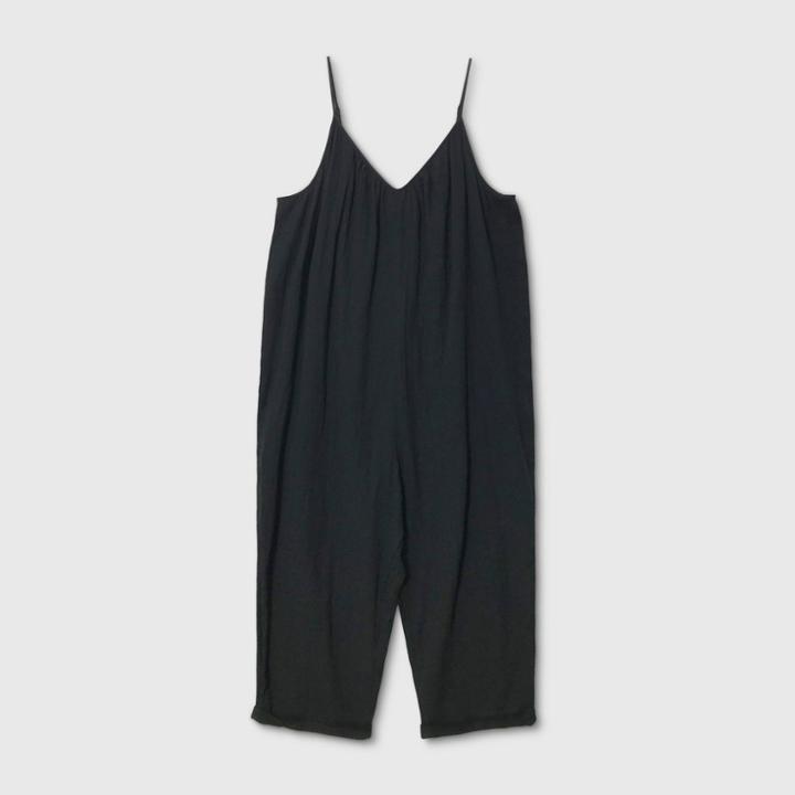 Women's Plus Size Sleeveless Jumpsuit - Universal Thread Black