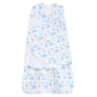 Halo Innovations Sleepsack 100% Cotton Swaddle Wrap - Blue Safari - Newborn
