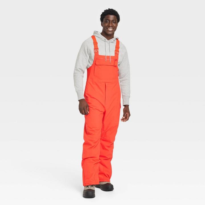 Men's Snow Sport Bib - All In Motion Orange
