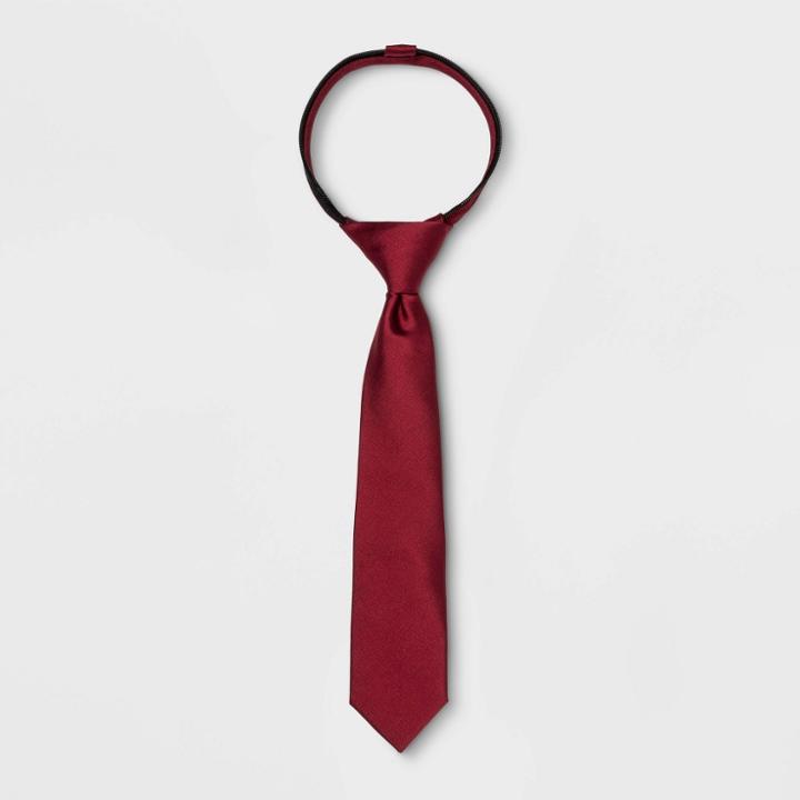 Boys' Grand Solid Ties - Cat & Jack Red S/m, Boy's, Size: