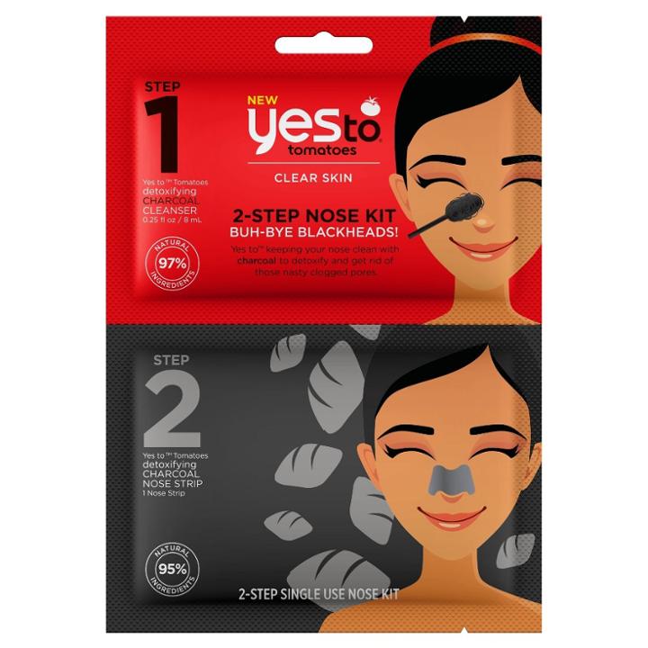 Target Yes To Tomatoes 2-step Single Use Nose Kit Buh-bye Blackheads!