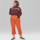 Women's Plus Size Cord Kick Flare - Wild Fable Orange