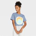 National Park Foundation Women's Rocky Mountains Short Sleeve Graphic T-shirt - Blue