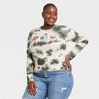 Mighty Fine Women's Plus Size Sun Moon And Stars Long Sleeve Baby Graphic T-shirt