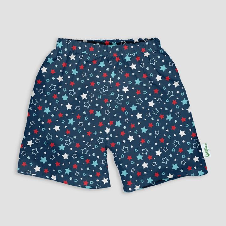 Green Sprouts Toddler Boys' Star Americana Swim Trunk - Navy