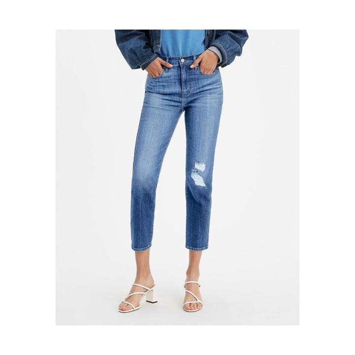 Levi's Women's 724 High-rise Straight Fit Cropped Jeans -