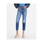 Levi's Women's 724 High-rise Straight Fit Cropped Jeans -