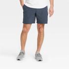 Men's Seersucker Shorts - All In Motion Navy