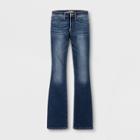 Women's Adaptive Mid-rise Bootcut Jeans - Universal Thread Dark Wash