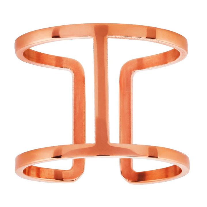 Target Elya Geometric Open Ring - Rose Gold (size