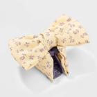 Floral Bow Claw Hair Clip - A New Day Yellow