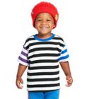 Toddler Mix Striped Short Sleeve T-shirt - Lego Collection X Target Black