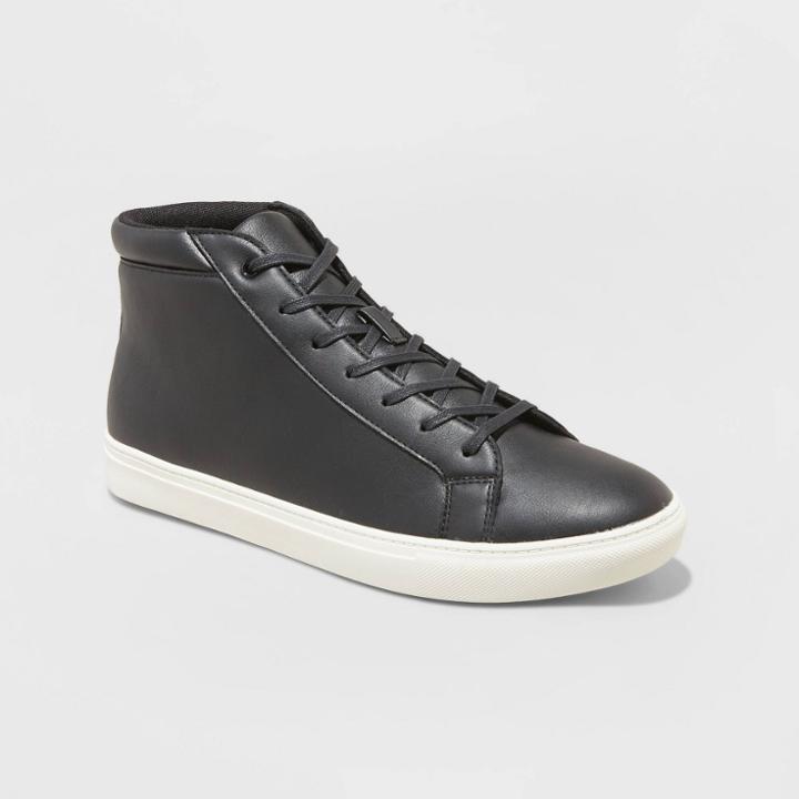Men's Landry High-top Sneakers - Goodfellow & Co Black