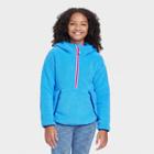 All In Motion Girls' Sherpa Fleece 1/2 Zip Pullover Sweatshirt - All In
