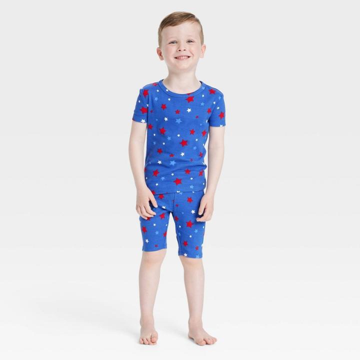 No Brand Kids' Americana Stars Matching Family Pajama