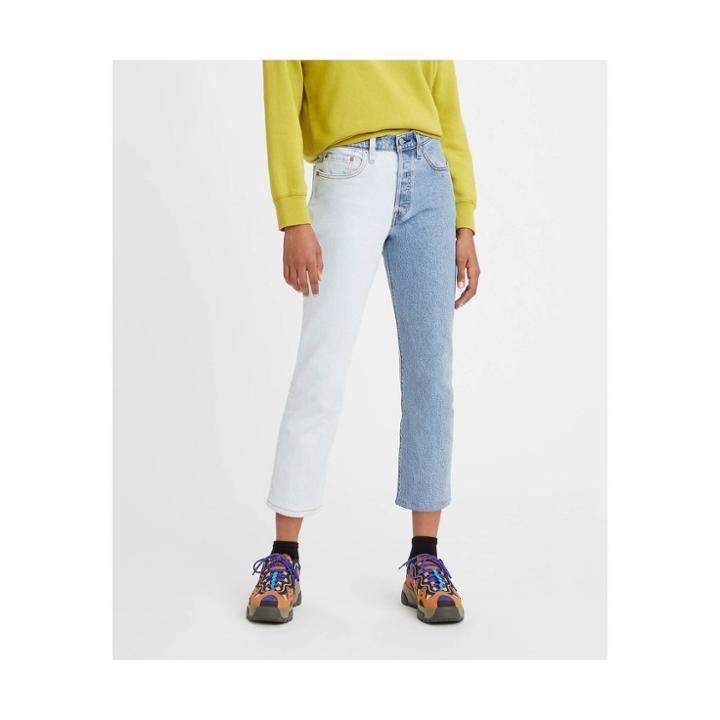 Levi's Women's 501 High-rise Straight Cropped Jeans - Of Two