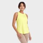 Women's Essential Racerback Tank Top - All In Motion Neon Yellow