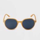Men's Angular Round Sunglasses - Goodfellow & Co Yellow