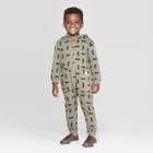 Toddler Boys' Jumpsuit With Hoodie - Art Class Green