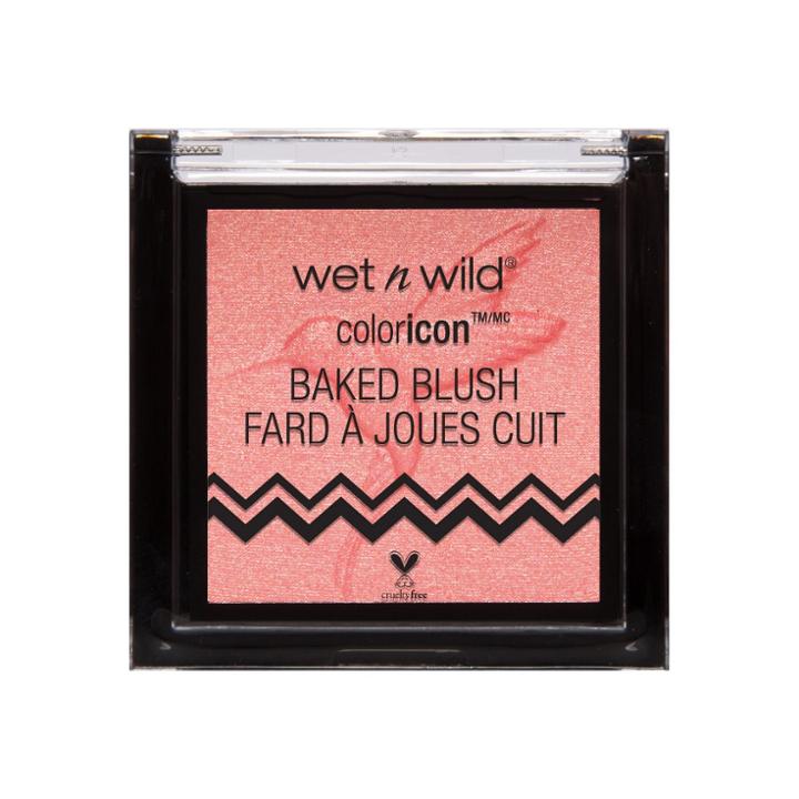 Wet N Wild Color Icon Baked Blush Don't Flutter Yourself - 0.19oz, Dont Flutter Yourself