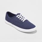 Women's Emilee Lace-up Canvas Sneakers - Mossimo Supply Co. Navy (blue)