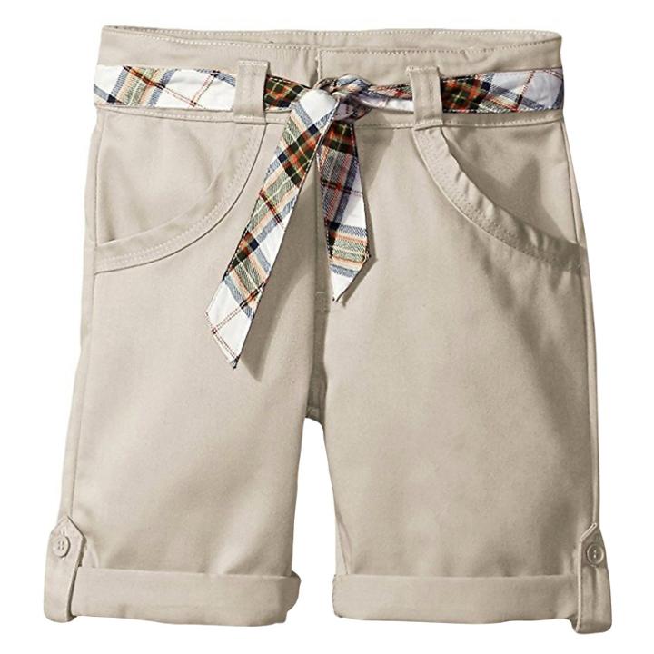 Eddie Bauer Girls' Chino Shorts - Khaki