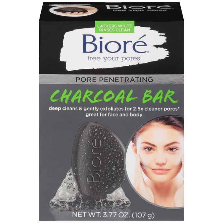 Biore Pore Penetrating Charcoal Bar - 3.77oz, Adult Unisex