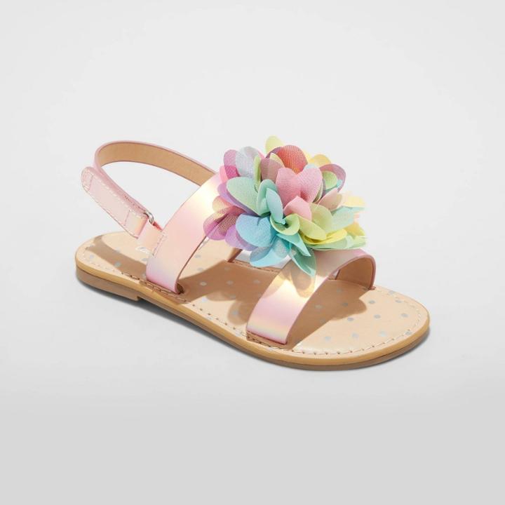Toddler Girls' Violetta Quarter Strap Sandals - Cat & Jack Blush Pink