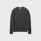 Men's Tall Regular Fit Pullover Sweater - Goodfellow & Co Dark Gray