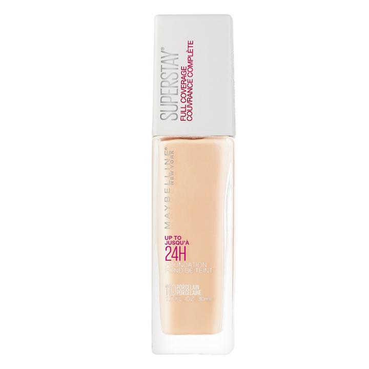 Maybelline Super Stay Full Coverage Foundation Porcelain- 1 Fl Oz, Porcelain