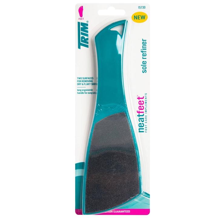 Trim Neat Feet 2-in-1 Buffer & Sole Refiner Foot File, Adult Unisex