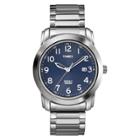 Men's Timex Expansion Band Watch - Silver/blue T2p132jt
