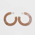 Post Hoop Earrings - A New Day Natural, Women's