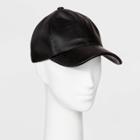 Women's Faux Leather Baseball Hat - Universal Thread Black, Women's,